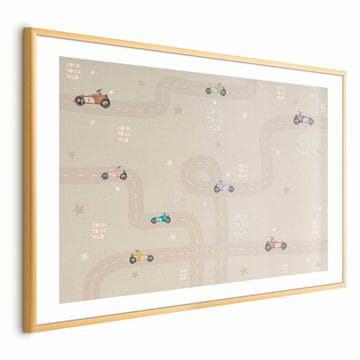 Artgeist Poster - Trkaći automobili
