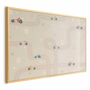 Artgeist Poster - Trkaći automobili