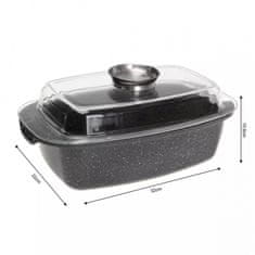 KINGHoff Mramorni pekač 5,5l + poklopac KH-1608