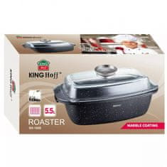KINGHoff Mramorni pekač 5,5l + poklopac KH-1608