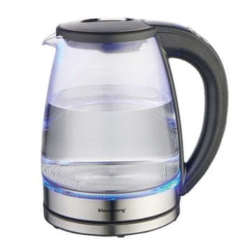 KLAUSBERG Električni stakleni čajnik 1,8 l Kb-7887 LED Rgb
