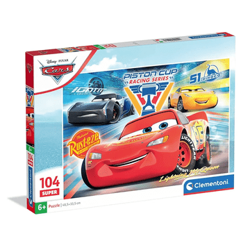 Clementoni Puzzle super 104 elementa, Cars
