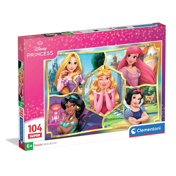 Clementoni Puzzle super 104 elementa. Princeza
