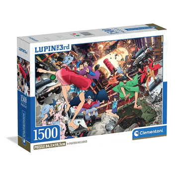 Clementoni Puzzle od 1500 dijelova. Compact Lupin 1 III