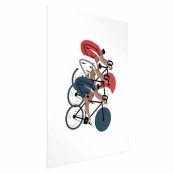 Artgeist Poster - Olimpijske igre - biciklistička utrka