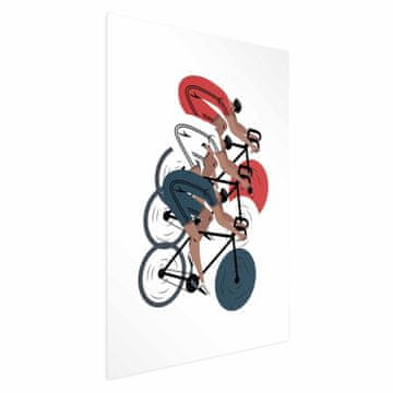 Artgeist Poster - Olimpijske igre - biciklistička utrka
