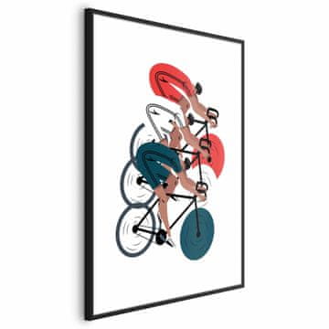 Artgeist Poster - Olimpijske igre - biciklistička utrka