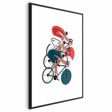 Artgeist Poster - Olimpijske igre - biciklistička utrka