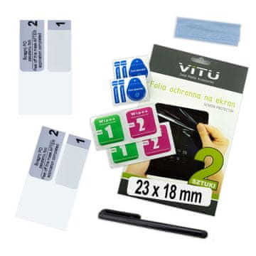 It 2 kom. zaštitne folije za pametni sat 23x18mm 2.3x1.8cm 1.1" 5:4
