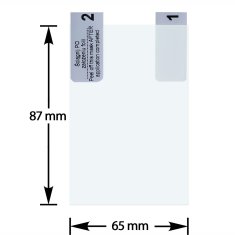 It 2 kom Zaštitna folija za pametni telefon GPS 87x65 mm 8,7 x 6,5 cm 4,3"