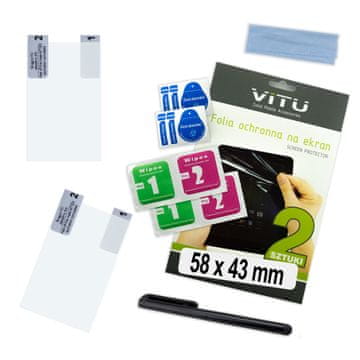 It 2 kom. zaštitne folije za pametni sat 58x43mm 5.8x4.3cm 2.8" 4:3