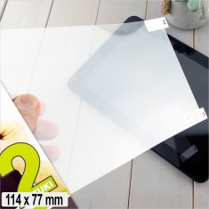It 2 komada zaštitne folije za telefon, pametni telefon, GPS 114x77mm 11.4x7.7cm 3:2