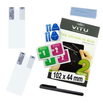 It 2x Zaštitna folija za pametni telefon GPS 102x44 mm 10,2 x 4,4 cm 4,4"