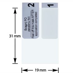 It 2 komada zaštitne folije 31x19 mm 3,1x1,9 cm 1,4" za pametni sat