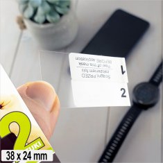 It 2 komada zaštitne folije 38x24 mm 3,8x2,4 cm 1,8" za pametni sat