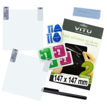 It 2 kom Zaštitna folija za kvadratni tablet: 147 mm 14,7 cm 8,2" Poljska marka
