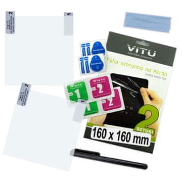 It 2 kom. Zaštitna folija 160 mm 16 cm 8,9" kvadratna za tablet kvadratna 1:1