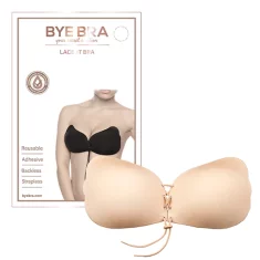 Bye Bra Čipkasti Grudnjak Nude Košarice