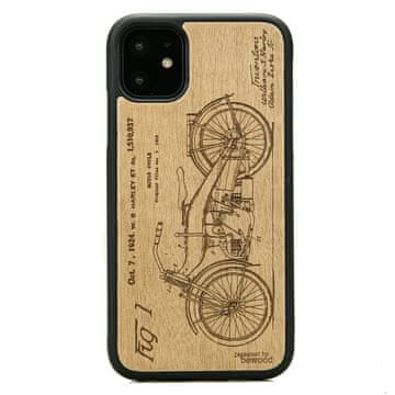 bewood Drvena futrola za iPhone 11 HARLEY PATENT ANIEGRE