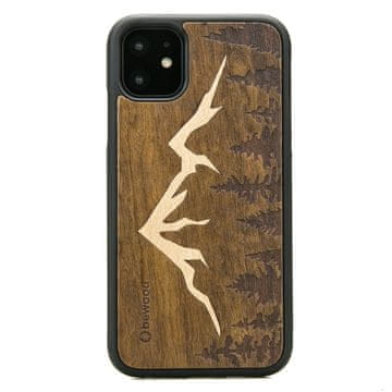 bewood Drvena futrola za iPhone 11 MOUNTAINS IMBUIA