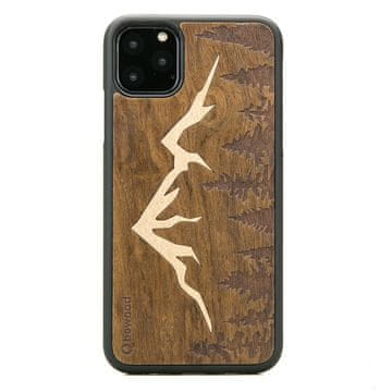 bewood Drvena maskica za iPhone 11 PRO MAX MOUNTAINS IMBUIA