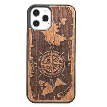 bewood Drvena futrola za iPhone 12 Pro Max RUŽA VJETROVA MERBAU