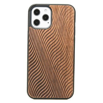 bewood Drvena futrola za iPhone 12 Pro Max WAVES MERBAU