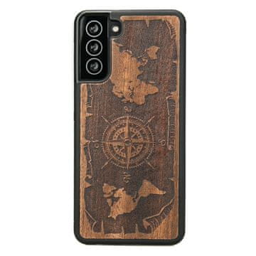 bewood Drvena maskica za Samsung Galaxy S21 WIND ROSE MERBAU