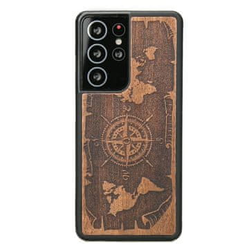 bewood Drvena maskica za Samsung Galaxy S21 Ultra WIND ROSE MERBAU
