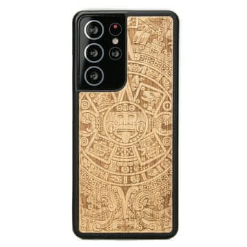 bewood Drvena futrola za Samsung Galaxy S21 Ultra AZTEC KALENDAR ANIEGRE