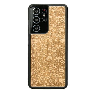 bewood Drvena maskica za Samsung Galaxy S21 Ultra WILD FLOWERS ANIEGRE