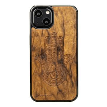 bewood Drvena maska HAMSA IMBUIA za iPhone 13