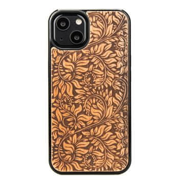 bewood Drvena maskica za iPhone 13 s motivom lišća jablane