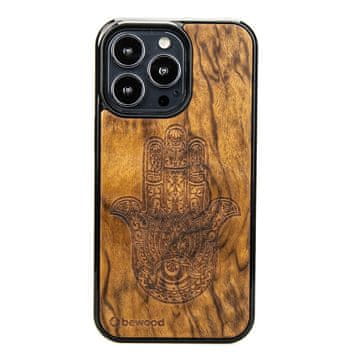 bewood Drvena maska HAMSA IMBUIA za iPhone 13 Pro
