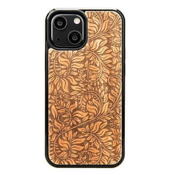 bewood Drvena maskica s motivom lišća jablane za iPhone 13 Mini