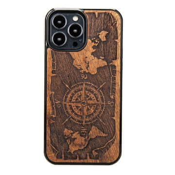 bewood Drvena futrola za iPhone 13 Pro Max RUŽA VJETROVA MERBAU