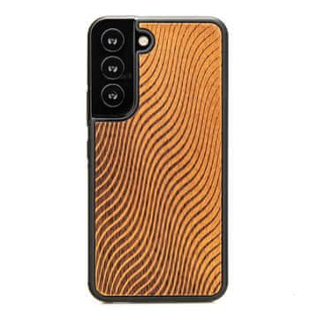bewood Drvena futrola za Samsung Galaxy S22 WAVES MERBAU