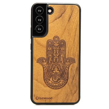 bewood Drvena maska HAMSA IMBUIA za Samsung Galaxy S22 Plus