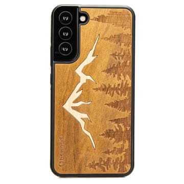 bewood Drvena futrola za Samsung Galaxy S22 Plus MOUNTAINS IMBUIA