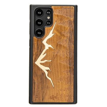 bewood Drvena futrola za Samsung Galaxy S22 Ultra MOUNTAINS IMBUIA