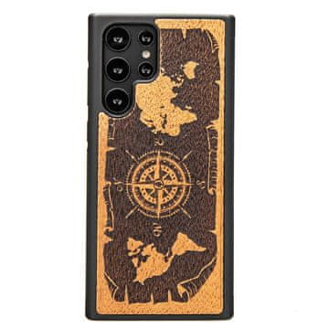 bewood Drvena maskica za Samsung Galaxy S22 Ultra WIND ROSE MERBAU