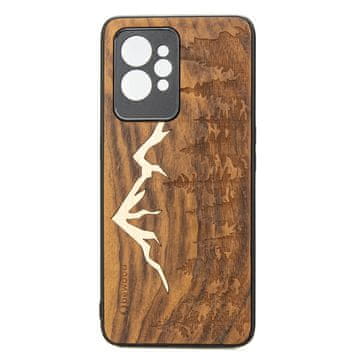 bewood Drveno kućište za Realme GT 2 Pro MOUNTAINS IMBUIA