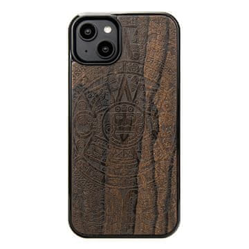 bewood drvena maskica za iPhone 14 Plus s astečkim kalendarom i zirkonicom