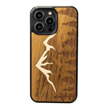 bewood Drvena maskica za iPhone 14 Pro Max MOUNTAINS IMBUIA
