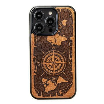 bewood drvena maskica za iPhone 14 Pro WIND ROSE MERBAU