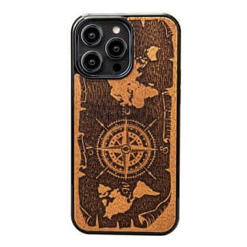 bewood drvena maskica za iPhone 14 Pro Max RUŽA VJETROVA MERBAU