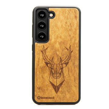 bewood Drvena maskica za Samsung Galaxy S23 IMBUIA DEER
