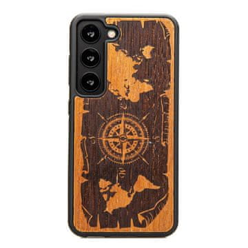 bewood Drvena maskica za Samsung Galaxy S23 WIND ROSE MERBAU