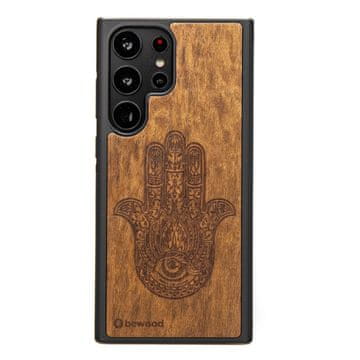 bewood Drvena maskica za Samsung Galaxy S23 Ultra HAMSA IMBUIA