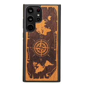 bewood drvena maskica za Samsung Galaxy S23 Ultra RUŽA VJETROVA MERBAU
